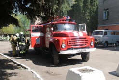 Учения в больнице Пожарные учения