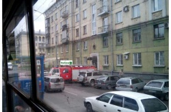 Эвакуация из здания суда в Новокузнецке Пожар в суде